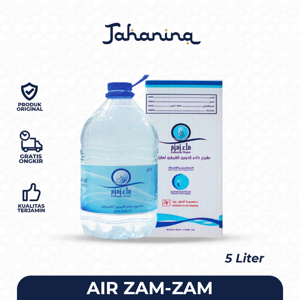 

Air Zam-Zam Asli 5 Liter | Zam zam 5L (Non Barcode)