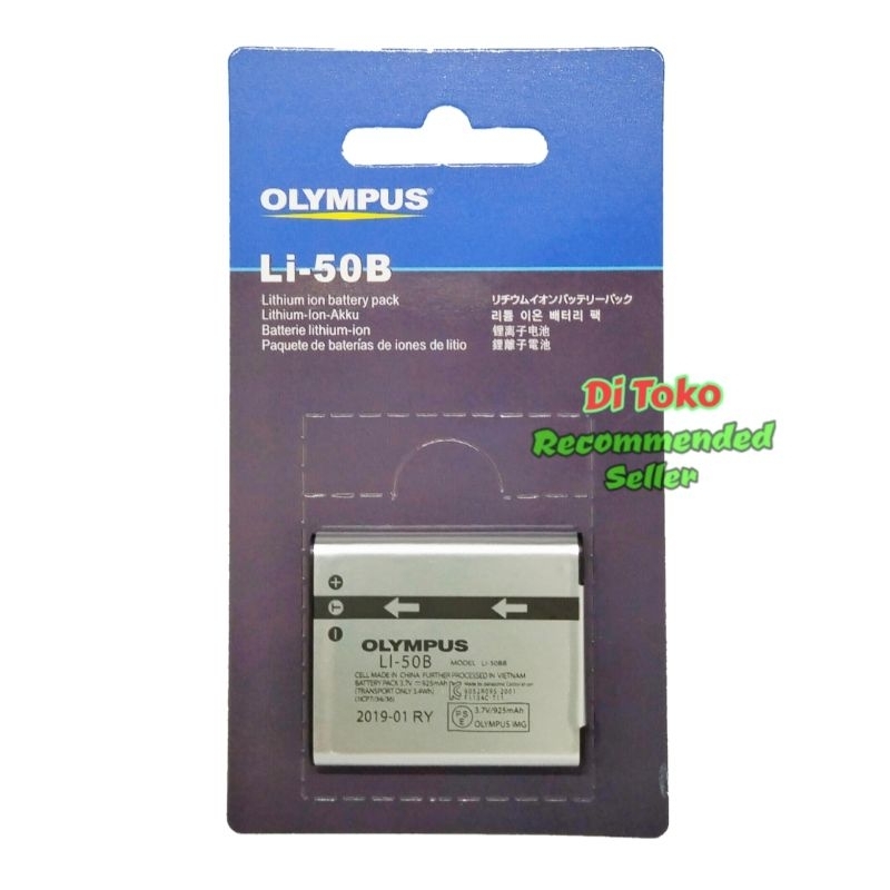 RC - Baterai For Olympus SH-21 25MR SP-800UZ 810UZ Tough-6010 Batere 9010 SZ-11 12 14 15 16 20 30MR 