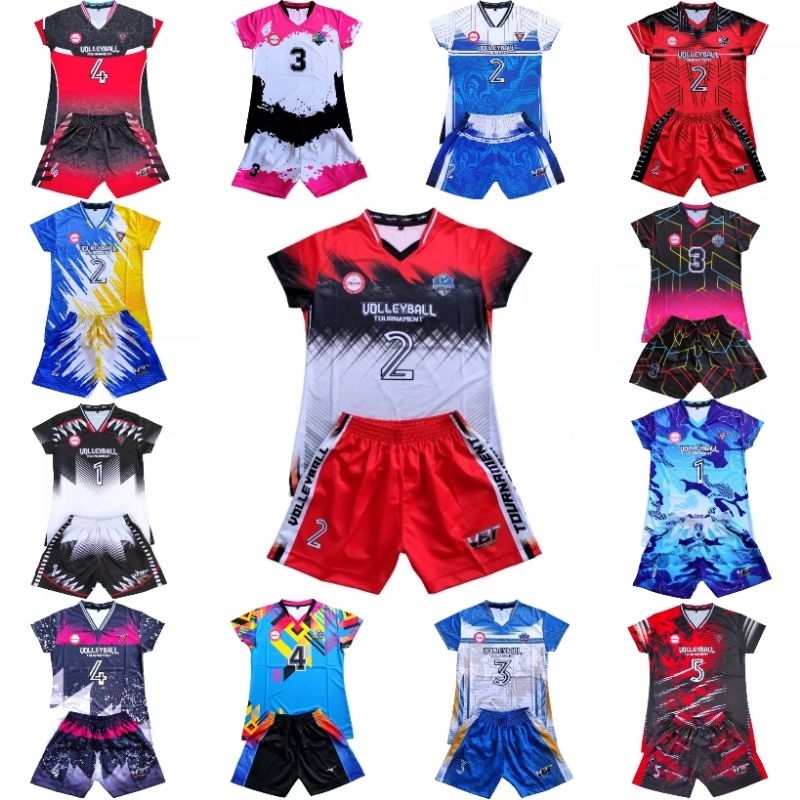 JERSEY VOLLY KAOS VOLI PROLIGA FULL PRINTING BAJU VOLLY WANITA PUTRI CEWEK LENGAN PENDEK ATASAN OLAH