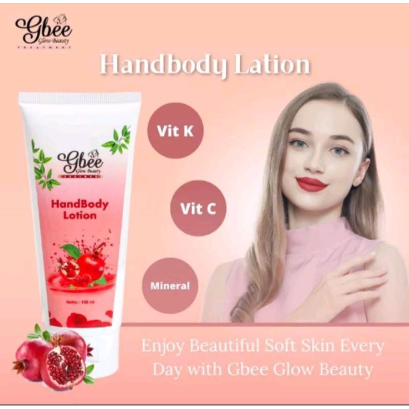Gbee Glow Beauty Hindbody Lotion/HB super Whetening Pemutih bada Lotion.