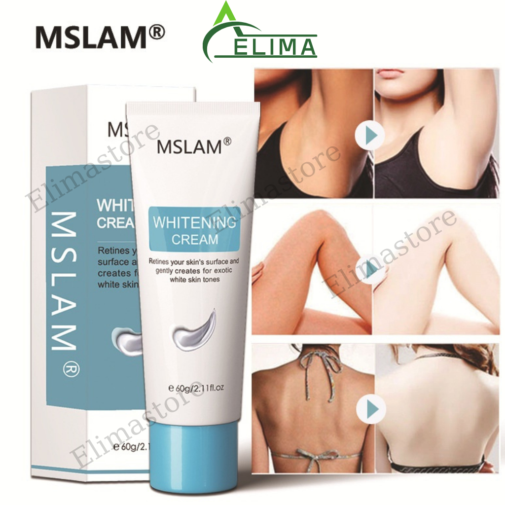 MSLAM Whitening Cream Bagian Pribadi Pemutih Ketiak Garis Bikini Pemutih Pemutih Leher 60g