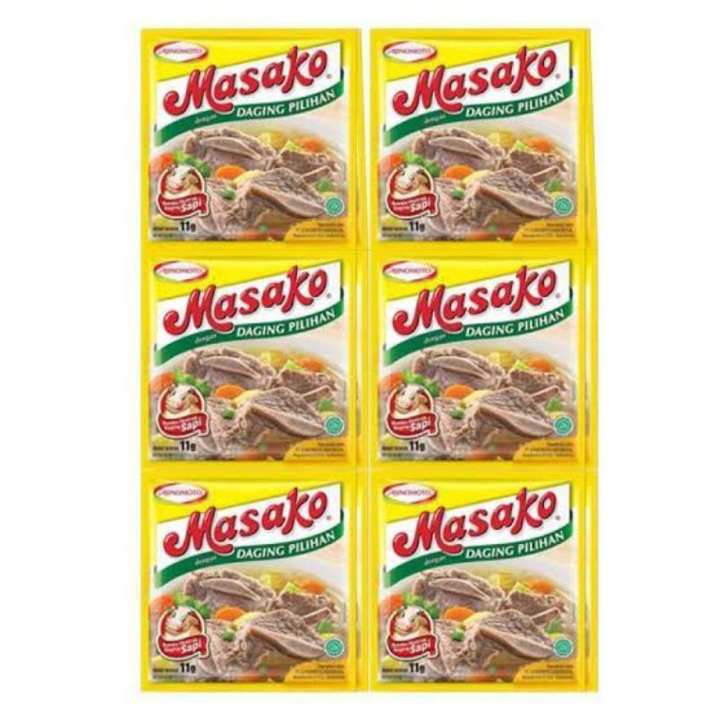 

Masako rasa sapi renceng 12 sachet