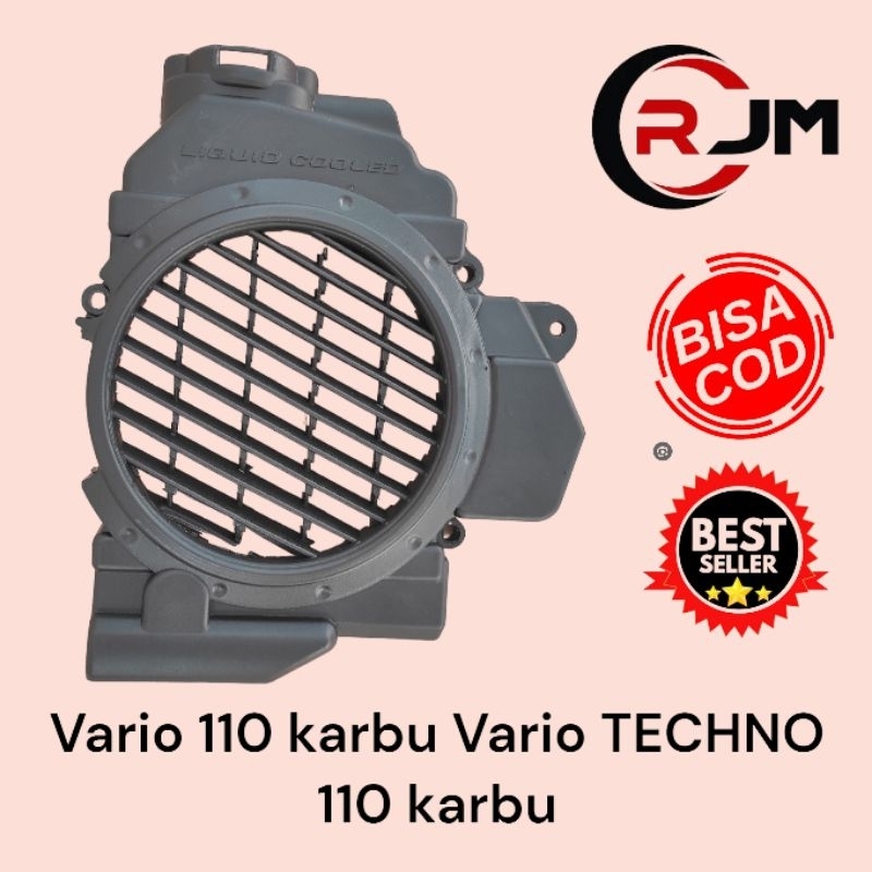 COVER RADIATOR VARIO 110 KARBU VARIO TECHNO 110 KARBU TUTUP RADIATOR VARIO 110 KARBU VARIO TECHNO 11