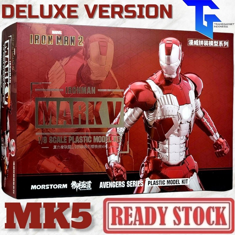 Eastern Model x Morstorm Marvel 1/9 Iron Man 2 Mark 5 - IronMan MK5 Plamo - Deluxe Version