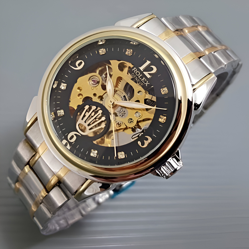 ( Jam Automatic ) Jam Tangan Rolex Automatic Casual HC-0904 + Box Esklusive + Mesin Automatic