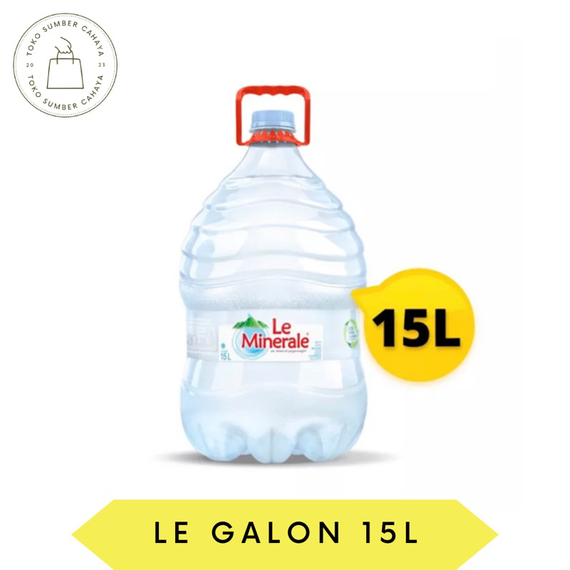 LE MINERALE GALON 15 LITER - AIR GALON MURAH 15L LE MINERALE