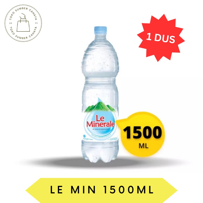 

LE MINERALE 1500ML - AIR MINERAL BESAR 1500ML HARGA GROSIR