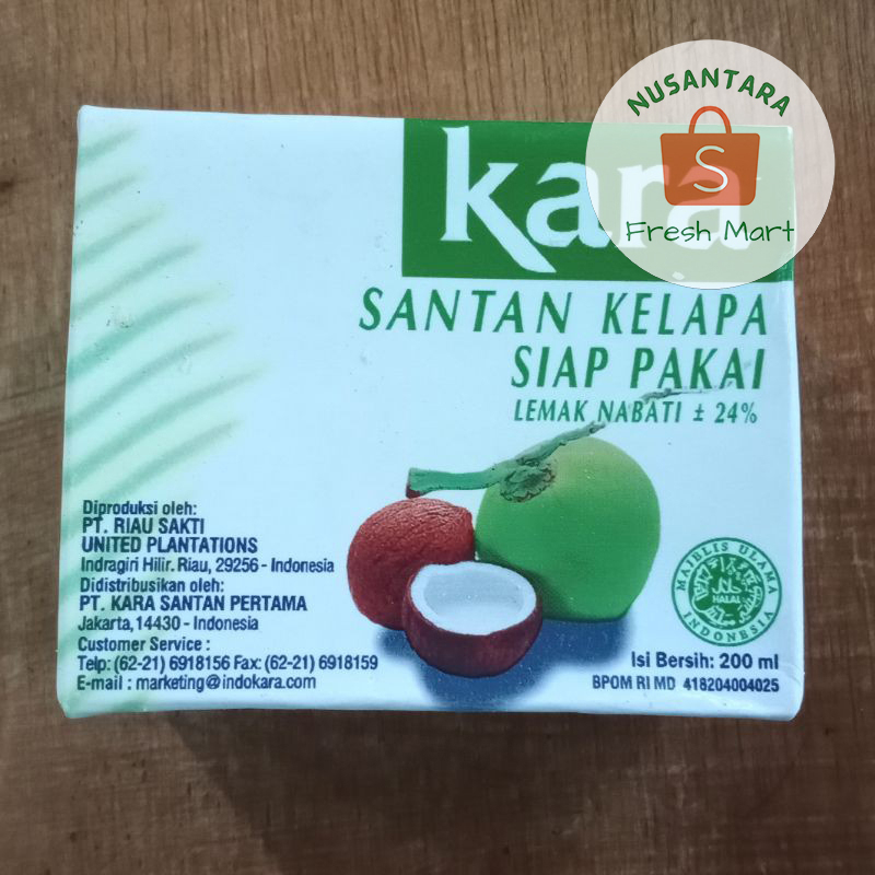 

Kara Asli 200ml Santan Kelapa