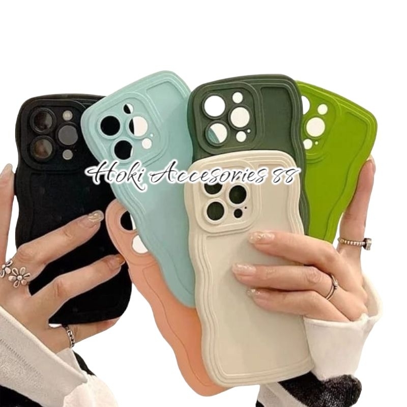 CASE GELOMBANG IPHONE 6 PLUS / 6S PLUS SOFTCASE SILICON WARNA POLOS