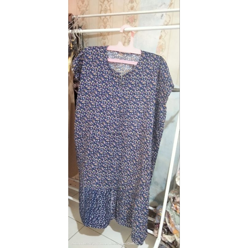 (bundling 3pcs) daster rayon rijek LD jumbo 120cm busui