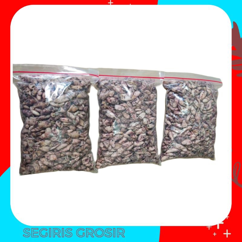 

Baby cumi asin Grade A berkualitas 500gr