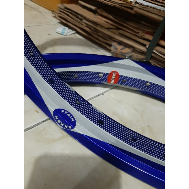 velg akront matahari biru ukuran 140 140 17