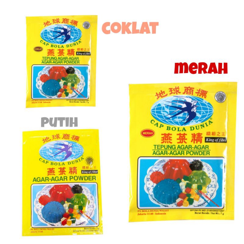 

PROMO!!! AGAR AGAR CAP BOLA DUNIA 7gr