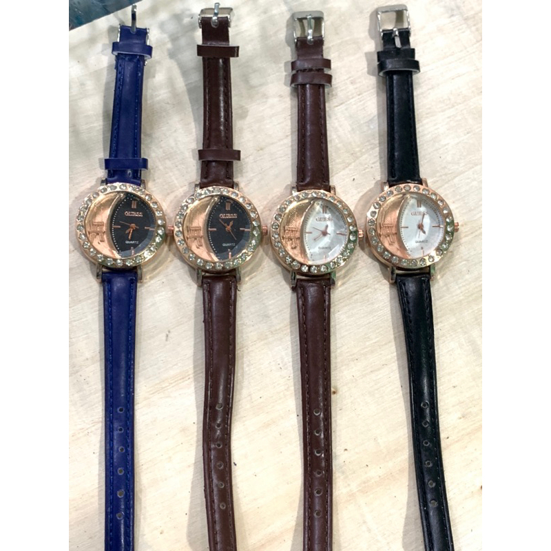 Jam Tangan Kulit Fashion Wanita Korea