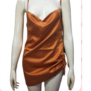 CRAVE DRESS / SATIN SHORT DRESS / PARTY MINI DRESS / MINIDRESS / DRESS KOREA / DRESS / SPRING SUMMER