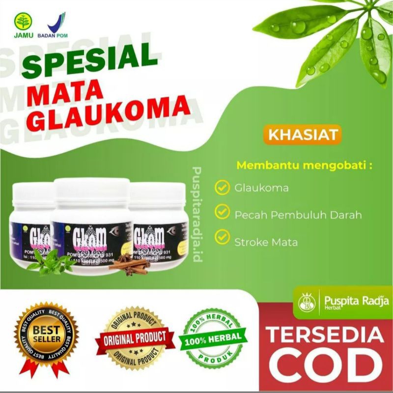 GKOM Obat Mata Glukoma Puspita Radja Herbal