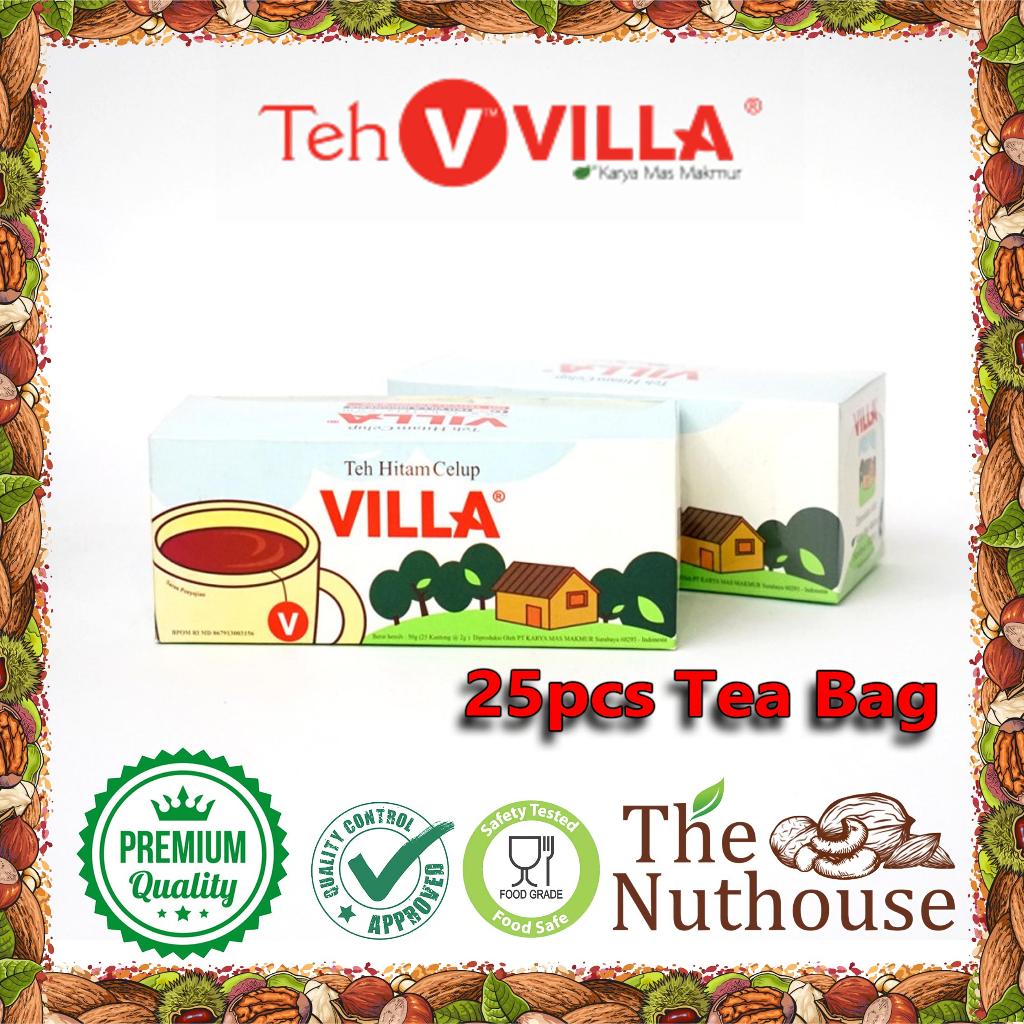 

Teh Villa - Black Tea Box / Teh Hitam Celup Kotak [2gr x 25 Sachet]