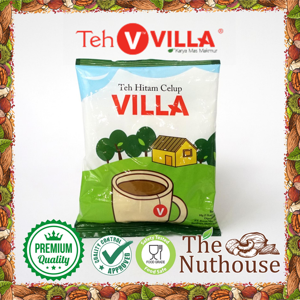 

Teh Villa - 5 Sachet Black Tea Bag / Teh Hitam Celup 5 Kantong @2gr