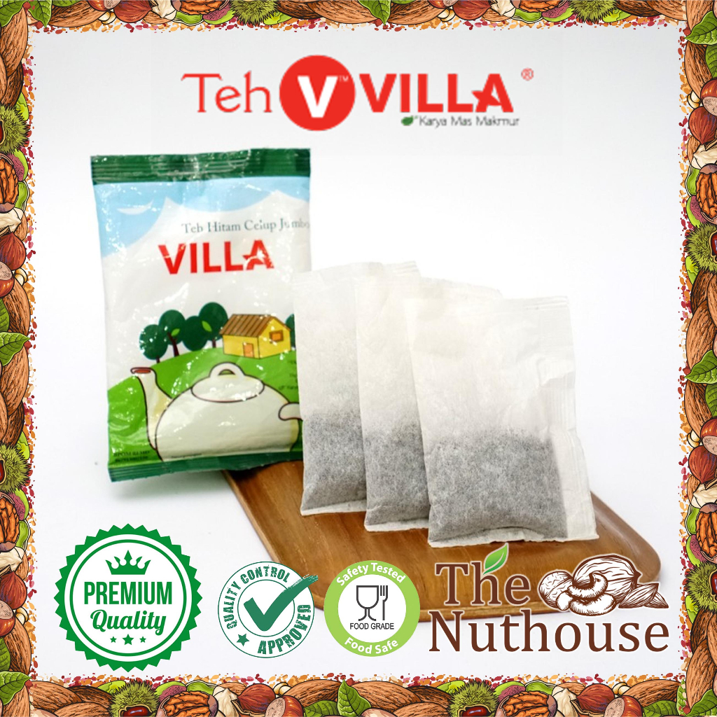 

Teh Villa - Black Tea 3 Jumbo Sachet / Teh Hitam Celup 3 Kantong @7gr