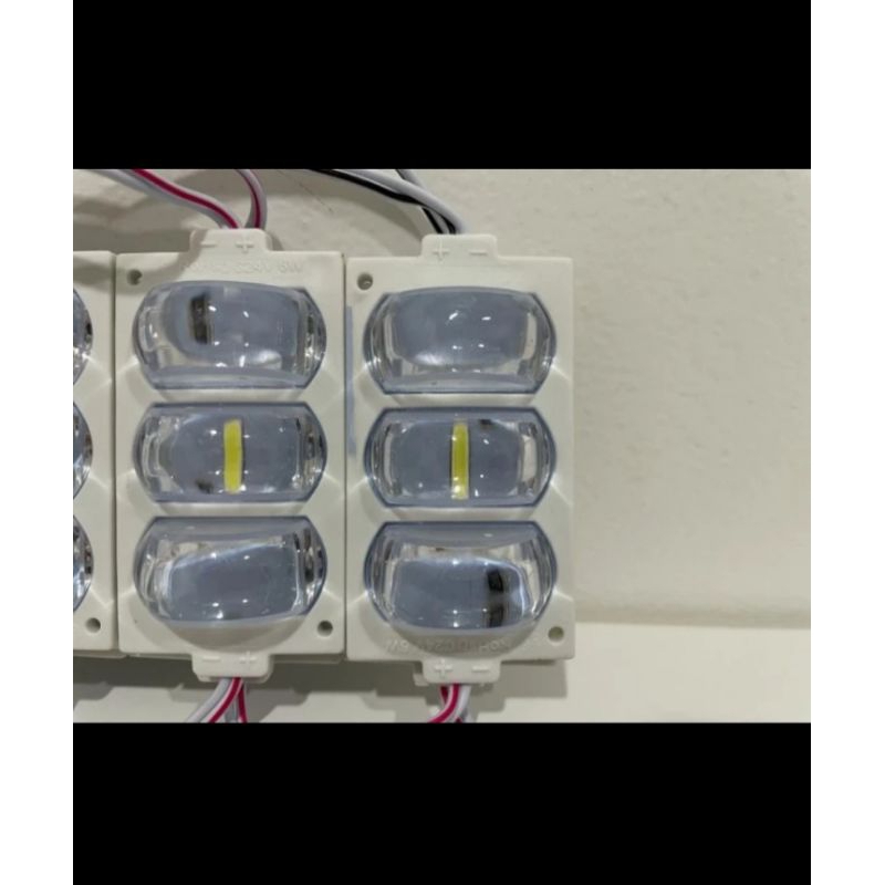 Lampu LED 1 pcs 3 mata alis roda super terang