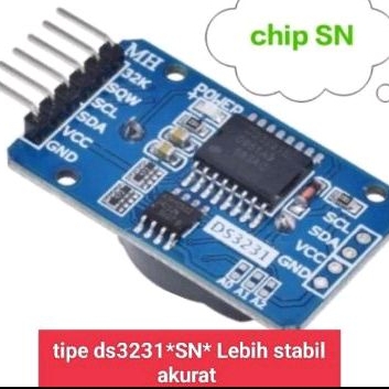 Real Time Clock (RTC) DS3231 DS3231SN SN AT24C32 MODULE ARDUINO RASPBERRY JWS JAM DIGITAL