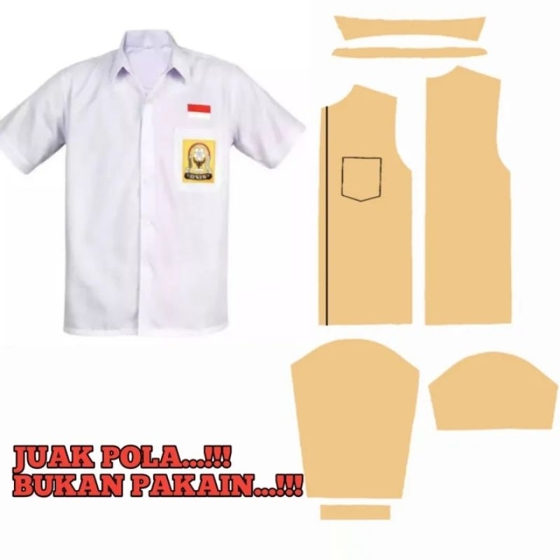 pola baju seragam sekolah SMP