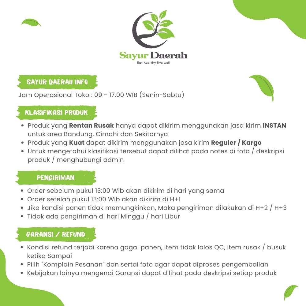 

DEB Asparagus 250 Gr Sayur Daerah