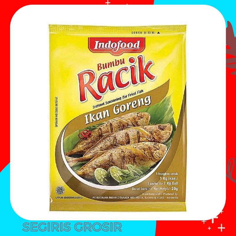 

Indofood Bumbu Racik Ikan Goreng 20Gr