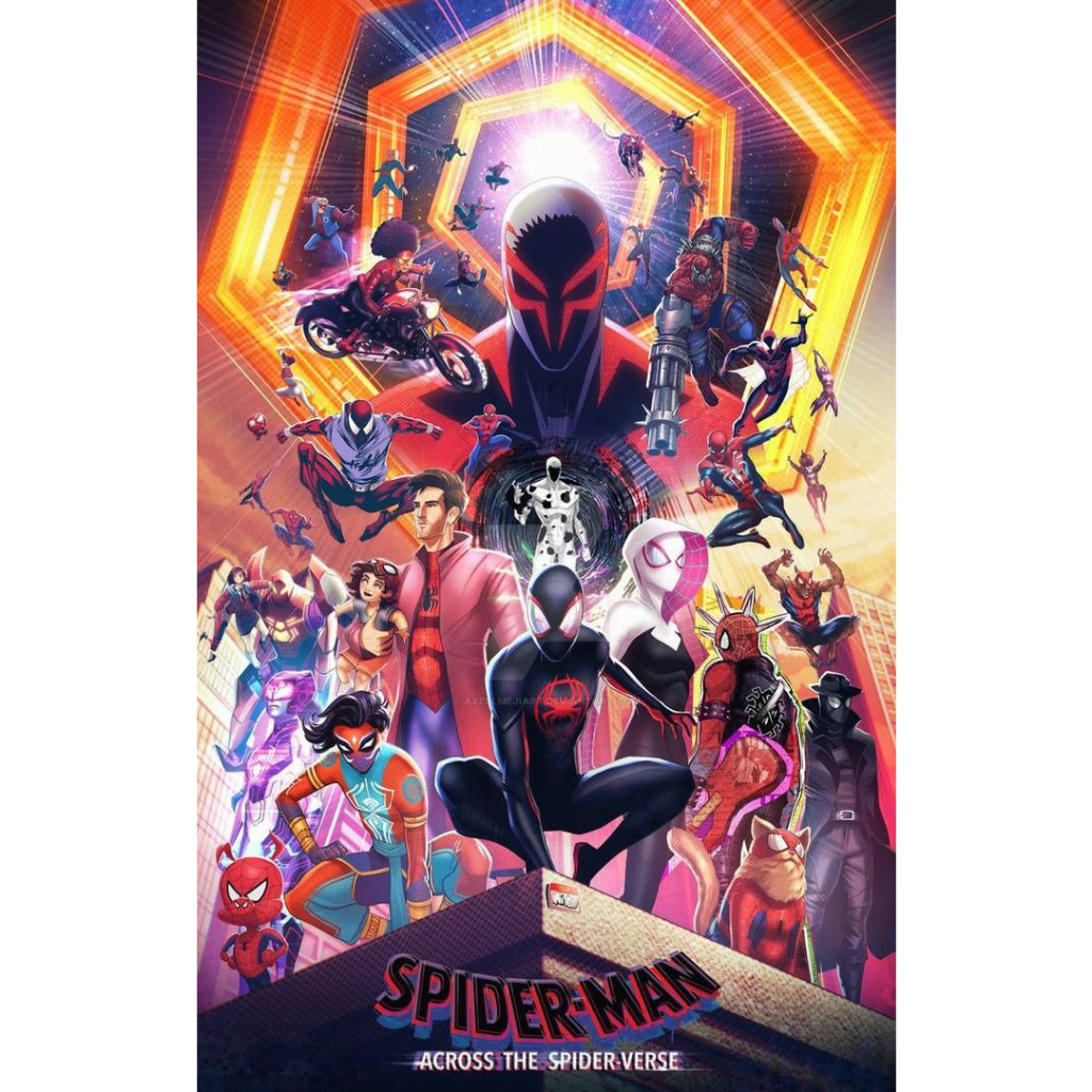 kaset dvd spiderman across spider verse