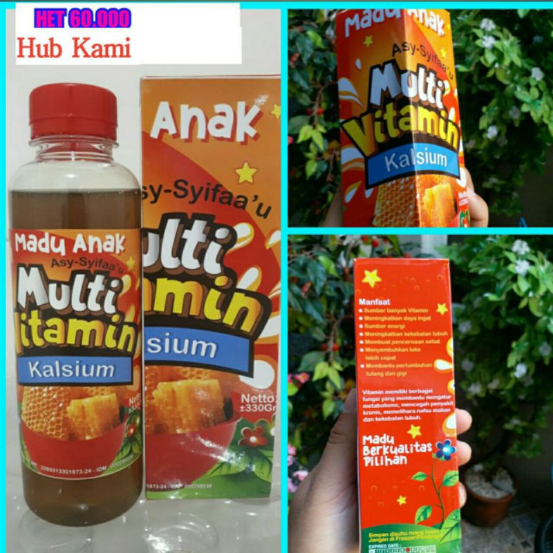 

MADU ANAK ASY-SYIFAA'U 330gr MULTI VITAMIN