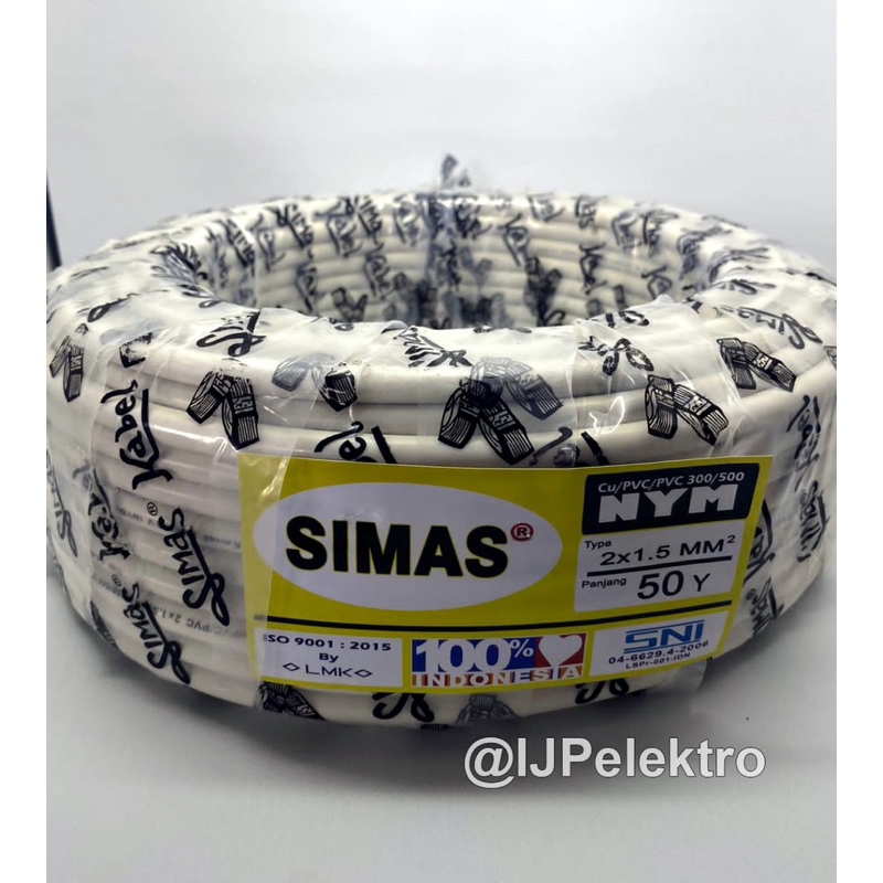 KABEL SIMAS NYM 2x1.5 50.YARD