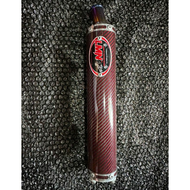 KNALPOT LMN THAILAND CARBON RED MONCONG TITANIUM ORIGINAL