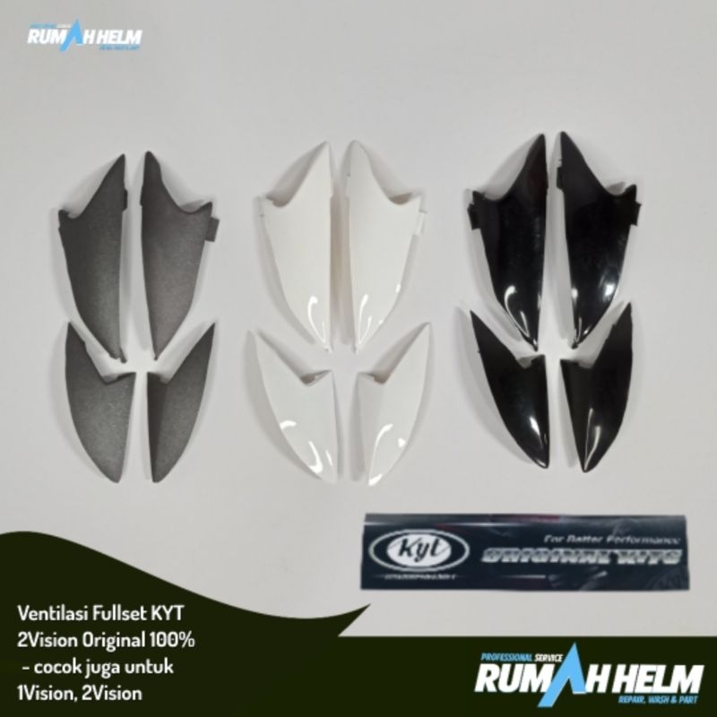 Ventilasi Fullset KYT 2Vision ORIGINAL