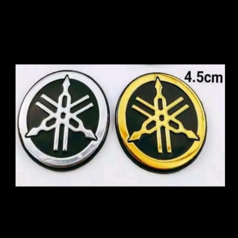 logo garpu tala yamaha  vixion / rx king / r15 / r25 / rxz / emblem logo yamaha / variasi logo yamah