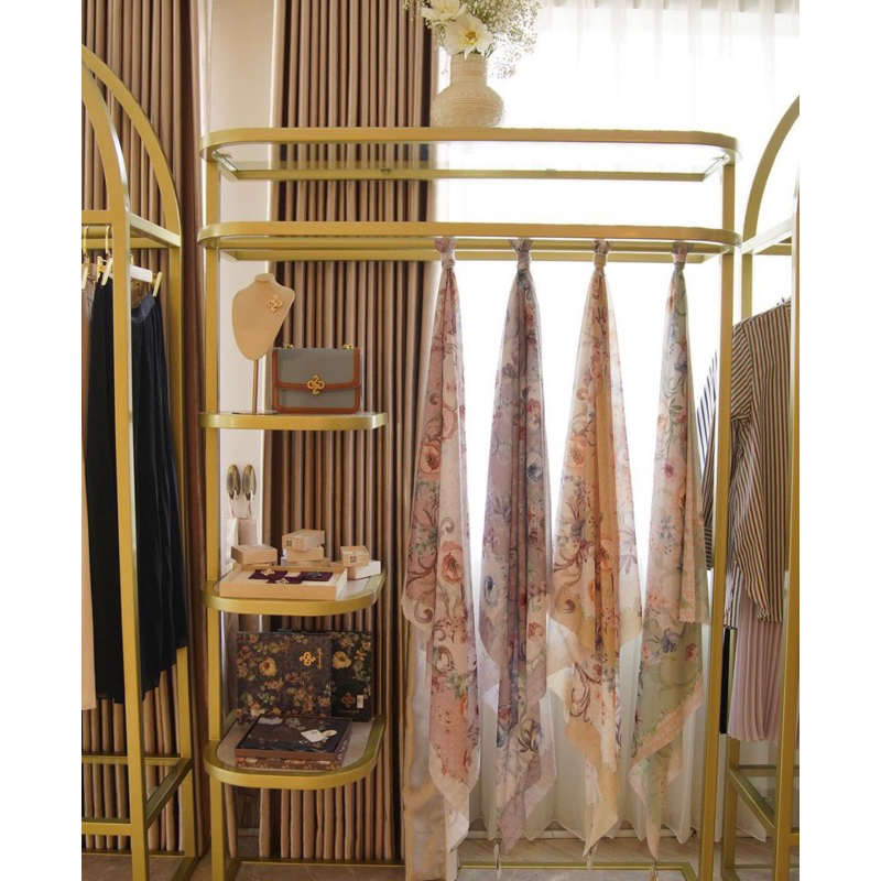 Kaia Scarf,Helena Scarf,Hazel New Monogram Scarf Heaven Lights