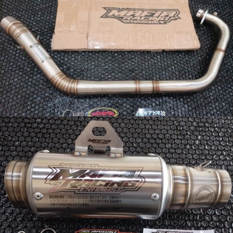 Knalpot Mafia Fu Fi Fullset Model MP5 ,GP5 Klam Paten,dan Gp5 Kualitas Bagus 100% Original