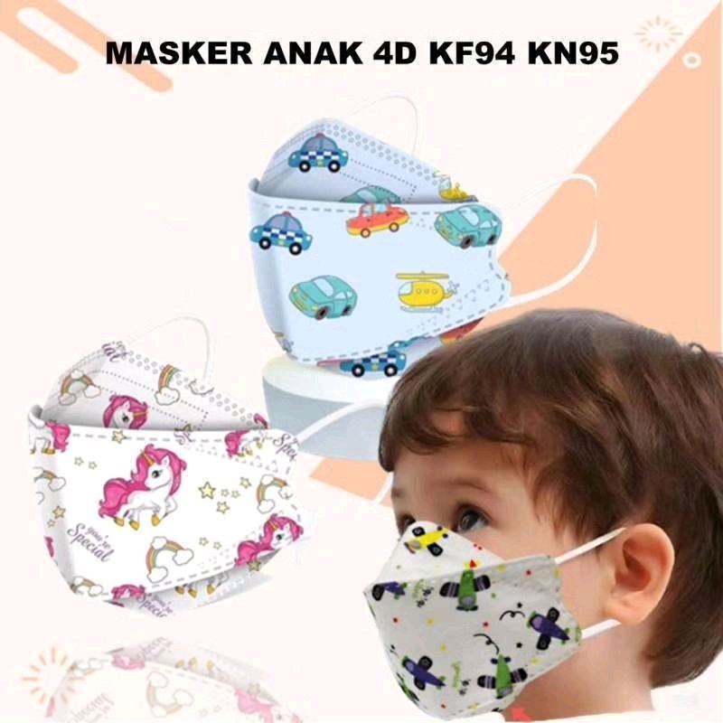 MASKER ANAK MOTIF LUCU / MASKER 4PLAY / MASKER KIDS PREMIUM IMPORT