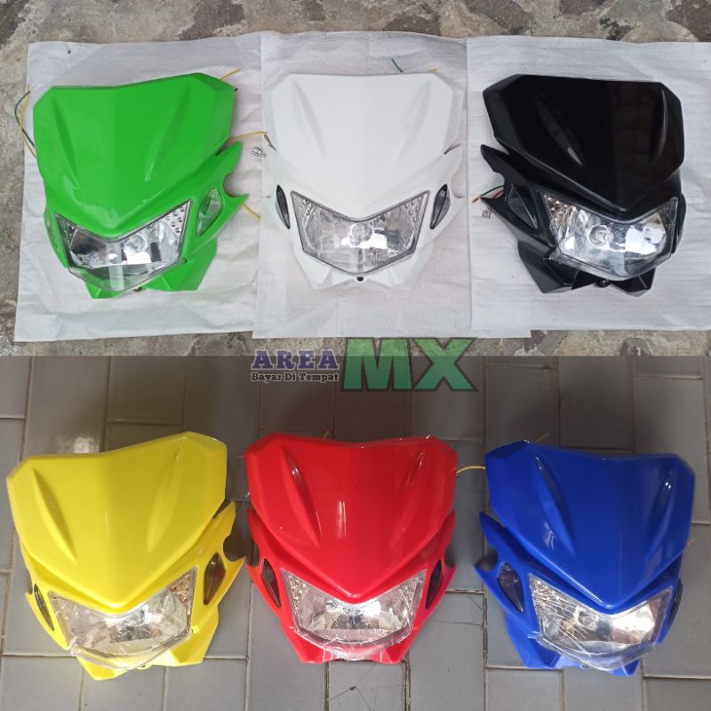 Lampu Depan KLX 150 Reflektor Batok KLX 150 Headlamp KLX 150 S Old
