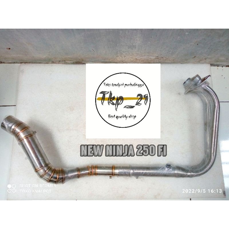HEADER / LEHERAN KNALPOT NINJA 250 FI OLD NINJA KARBU ALL NEW NINJA 250 FI KAWASAKI Z250 R25 MT25 CB