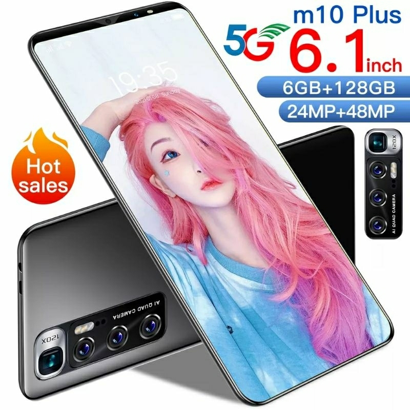 [TERBARU 2023] SMARTPHONE M10 PLUS 4G/5G RAM 6GB+ROM 128GB