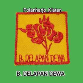 Tanda Regu Pramuka Putri Delapan Dewa / Tanda Regu Pramuka Delapan Dewa / Tanda Regu Delapan Dewa