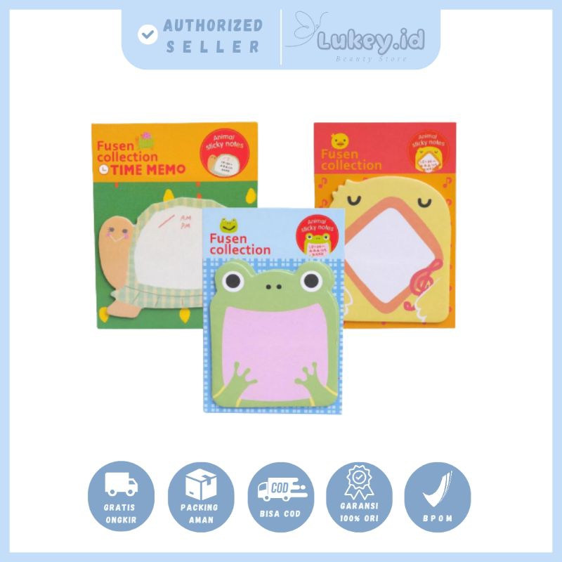 

Stiky Notes Karakter Hewan - Stationary Kertas Memo Pengingat - Kertas Memo - Memo Motif Lucu