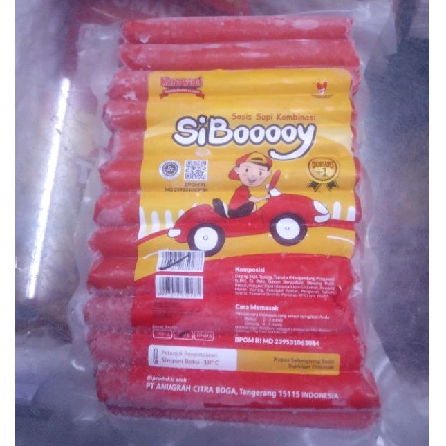 

Siboooy Sosis Sapi Merah 450gr