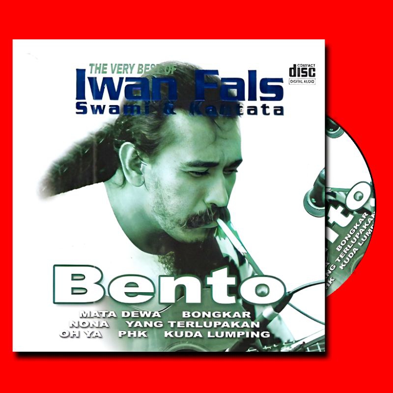 KASET CD MOBIL-KASET CD LAGU IWAN FALS ALBUM BENTO-KASET CD COMPACT DISC-KASET CD BUAT DI