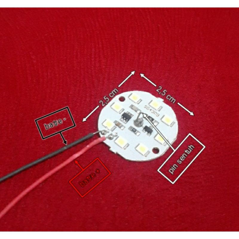 lampu led sensor sentuh modul lampu led sensor sentuh