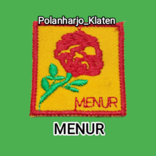Tanda Regu Pramuka Putri Menur / Tanda Regu Pramuka Menur / Tanda Regu Menur
