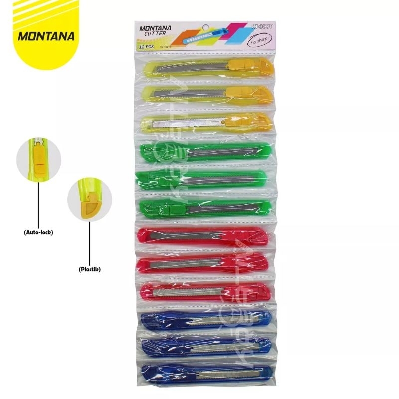 

Cutter renteng CT-300T Montana/12 pcs