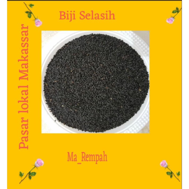 

Biji selasih per bungkus pasar