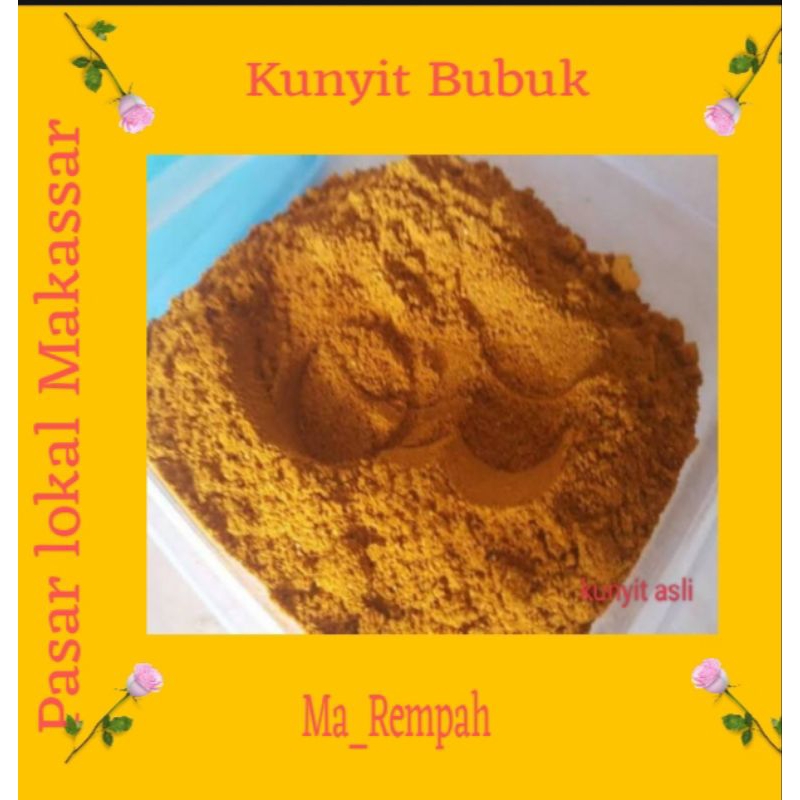 

Kunyit bubuk asli per bungkus pasar 50/100gr