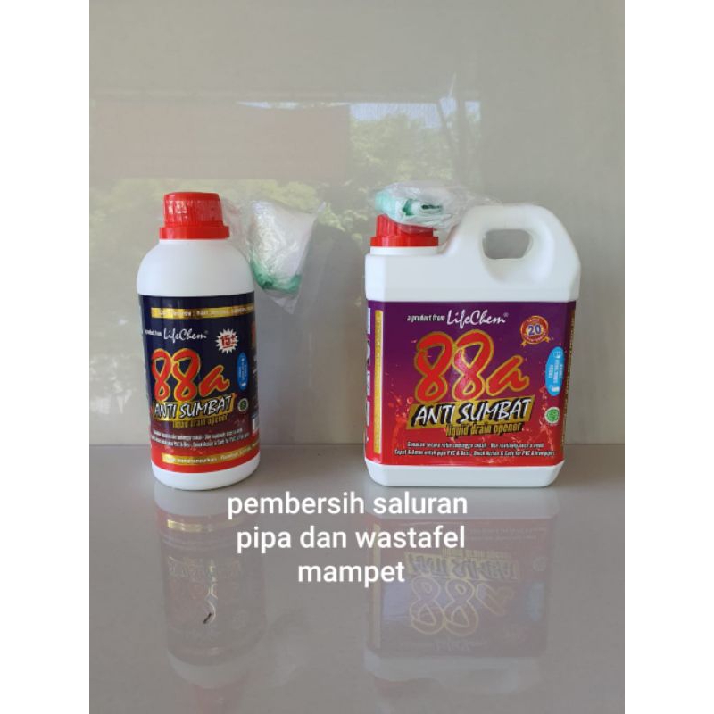 Pembersih Saluran Anti Sumbat Produk Anti Mampet Pengurai Cairan Penghilang Sumbatan Pipa Wastafel W